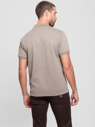 Мужское жаккардовое поло GUESS 1159846420 (Коричневый L)