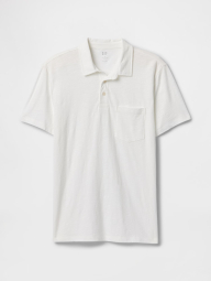 Чоловічі футболки-поло GAP 1159846491 (Молочний XXL)