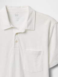 Чоловічі футболки-поло GAP 1159846491 (Молочний XXL)