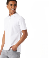 Мужская футболка-поло DKNY 1159847071 (Белый L)