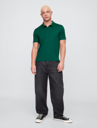 Мужская влагоотводящая футболка-поло GAPFit 1159847163 (Зеленый L)