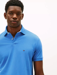 Чоловічі футболки-поло Tommy Hilfiger з логотипом 1159848678 (Синій M)