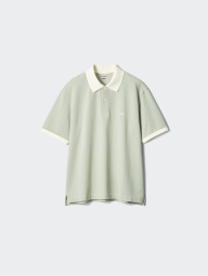 Классическое поло UNIQLO с принтом 1159849014 (Зеленый XL)