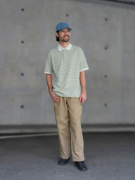 Классическое поло UNIQLO с принтом 1159849014 (Зеленый XL)