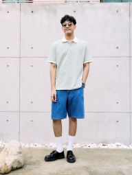 Классическое поло UNIQLO с принтом 1159849014 (Зеленый XL)