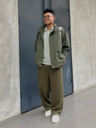 Классическое поло UNIQLO с принтом 1159849014 (Зеленый XL)