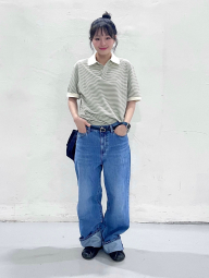 Классическое поло UNIQLO с принтом 1159849014 (Зеленый XL)