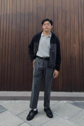 Футболка-поло UNIQLO AIRism 1159849114 (Серый XS)