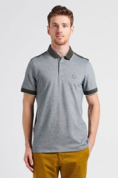 Футболка-поло Armani Exchange 1159849749 (Серый/Зеленый XXL)