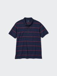 Классическое поло UNIQLO с принтом 1159849950 (Синий XXL)