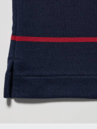 Классическое поло UNIQLO с принтом 1159849950 (Синий XXL)