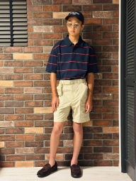 Классическое поло UNIQLO с принтом 1159849950 (Синий XXL)