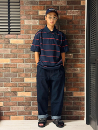 Классическое поло UNIQLO с принтом 1159849950 (Синий XXL)