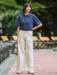 Футболка-поло UNIQLO AIRism 1159849956 (Синий XXL)