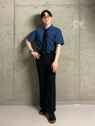 Футболка-поло UNIQLO AIRism 1159849956 (Синий XXL)