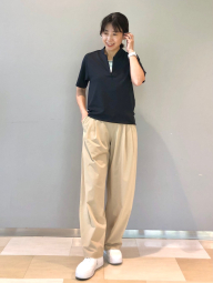 Футболка-поло UNIQLO с технологией DRY-EX 1159849958 (Черный XL)