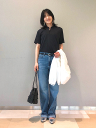 Футболка-поло UNIQLO с технологией DRY-EX 1159849958 (Черный XL)