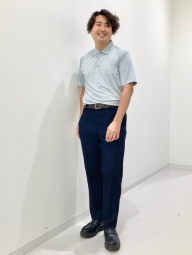 Футболка-поло UNIQLO с технологией DRY-EX 1159851521 (Голубой 3XL)