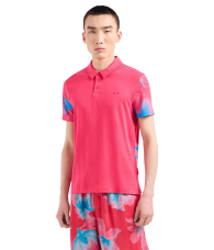 Мужское поло Armani Exchange 1159852518 (Розовый L)