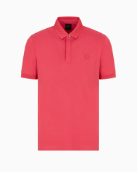 Мужское поло Armani Exchange с логотипом 1159853004 (Красный XS)