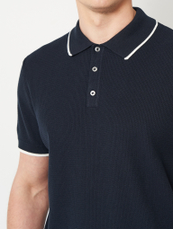 Вязаное поло DKNY 1159854707 (Синий M)