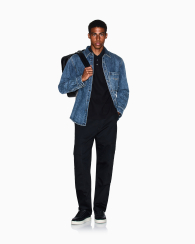 Мужское поло Armani Exchange с логотипом 1159854975 (Черный XXL)