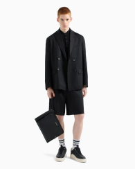 Чоловіче поло Armani Exchange із логотипом 1159855346 (Чорний M)