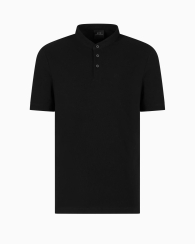 Чоловіче поло Armani Exchange із логотипом 1159855346 (Чорний M)