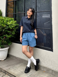 Классическое поло UNIQLO 1159855904 (Синий 3XL)