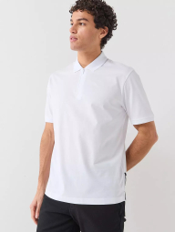 Мужское поло Armani Exchange на молнии 1159856946 (Белый XXL)