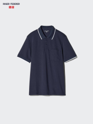 Классическое поло Roger Federer and UNIQLO AIRism 1159858194 (Синий XL)