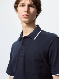 Классическое поло Roger Federer and UNIQLO AIRism 1159858194 (Синий XL)