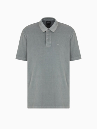 Чоловіче поло Armani Exchange з логотипом 1159858539 (Сірий XL)