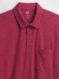 Чоловічі футболки-поло GAP 1159858744 (Бордовий XL)