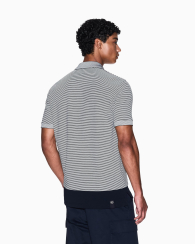 Мужское поло Armani Exchange 1159858985 (Синий/Белый L)