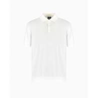 Футболка-поло вязаная Armani Exchange 1159859137 (Белый XL)