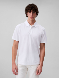 Мужское поло Calvin Klein с логотипом 1159859281 (Белый M)