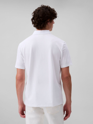 Мужское поло Calvin Klein с логотипом 1159859281 (Белый M)