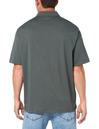 Мужская футболка-поло Armani Exchange с логотипом 1159859790 (Серый XL)