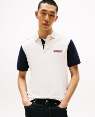 Мужское поло Tommy Hilfiger 1159860948 (Белый M)
