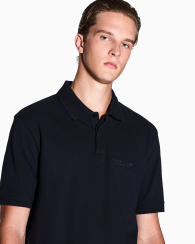 Мужское поло Armani Exchange 1159861188 (Синий XXL)