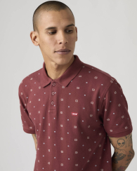 Мужское поло Levi's 1159861312 (Бордовый XXL)