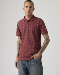 Мужское поло Levi's 1159861312 (Бордовый XXL)