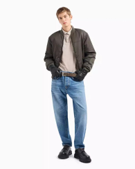 Мужское поло Armani Exchange с вышивкой 1159863344 (Бежевый XXL)