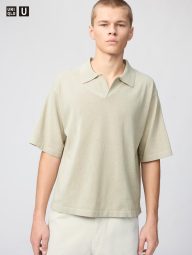 Вязаное поло UNIQLO 1160056110 (Бежевый S)