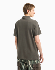 Чоловіче поло Armani Exchange з вишивкою 1160633663 (Зелений XXL)