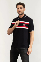 Мужское поло Armani Exchange с молнией 1162188790 (Синий XXL)