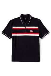 Мужское поло Armani Exchange с молнией 1162188790 (Синий XXL)