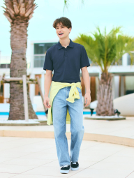 Футболка-поло UNIQLO с технологией DRY-EX 1162809065 (Желтый L)