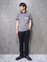 Мужское поло UNIQLO с технологией DRY 1162935482 (Серый XL)